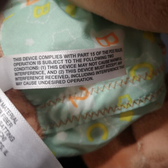 VTech Explore & Crawl Learning Club Soft Crawling Tan Teddy Bear - Picture 8 of 10